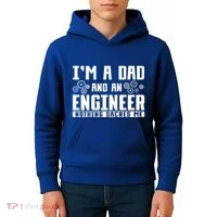 Civil Engineering Dad Fathers Day Mechanical Engineer Gift Kids Hoodie thumb 4