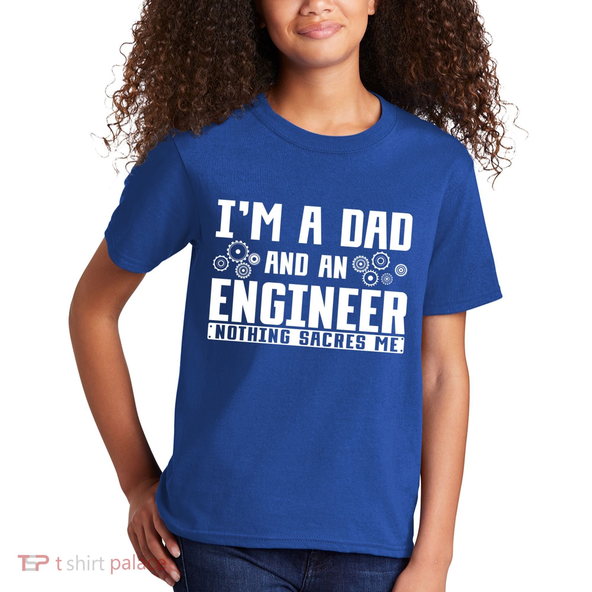 Civil Engineering Dad Fathers Day Mechanical Engineer Gift Kids T-Shirt