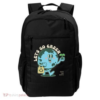 Cute Earth Day Lets Go Green Save The Earth Backpack