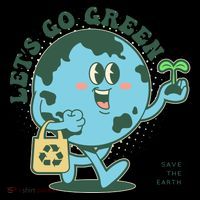 Cute Earth Day Lets Go Green Save The Earth Coffee Mug thumb 5