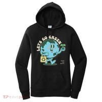Cute Earth Day Lets Go Green Save The Earth Women's Hoodie thumb 0