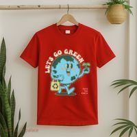 Cute Earth Day Lets Go Green Save The Earth T-Shirt thumb 2