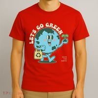 Cute Earth Day Lets Go Green Save The Earth T-Shirt thumb 3