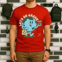 Cute Earth Day Lets Go Green Save The Earth T-Shirt thumb 6