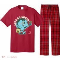 Cute Earth Day Lets Go Green Save The Earth Pajama Set thumb 0
