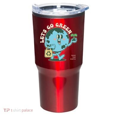 Cute Earth Day Lets Go Green Save The Earth Tumbler