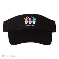 Cute Easter Day Gnome Love Lunch Lady  Matching Visor thumb 0
