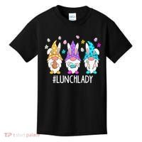 Cute Easter Day Gnome Love Lunch Lady  Matching Kids T-Shirt thumb 0