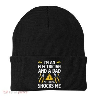 Cool Electrician Design For Dad Professional Electrician Beanie