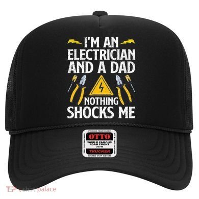 Cool Electrician Design For Dad Professional Electrician Hat