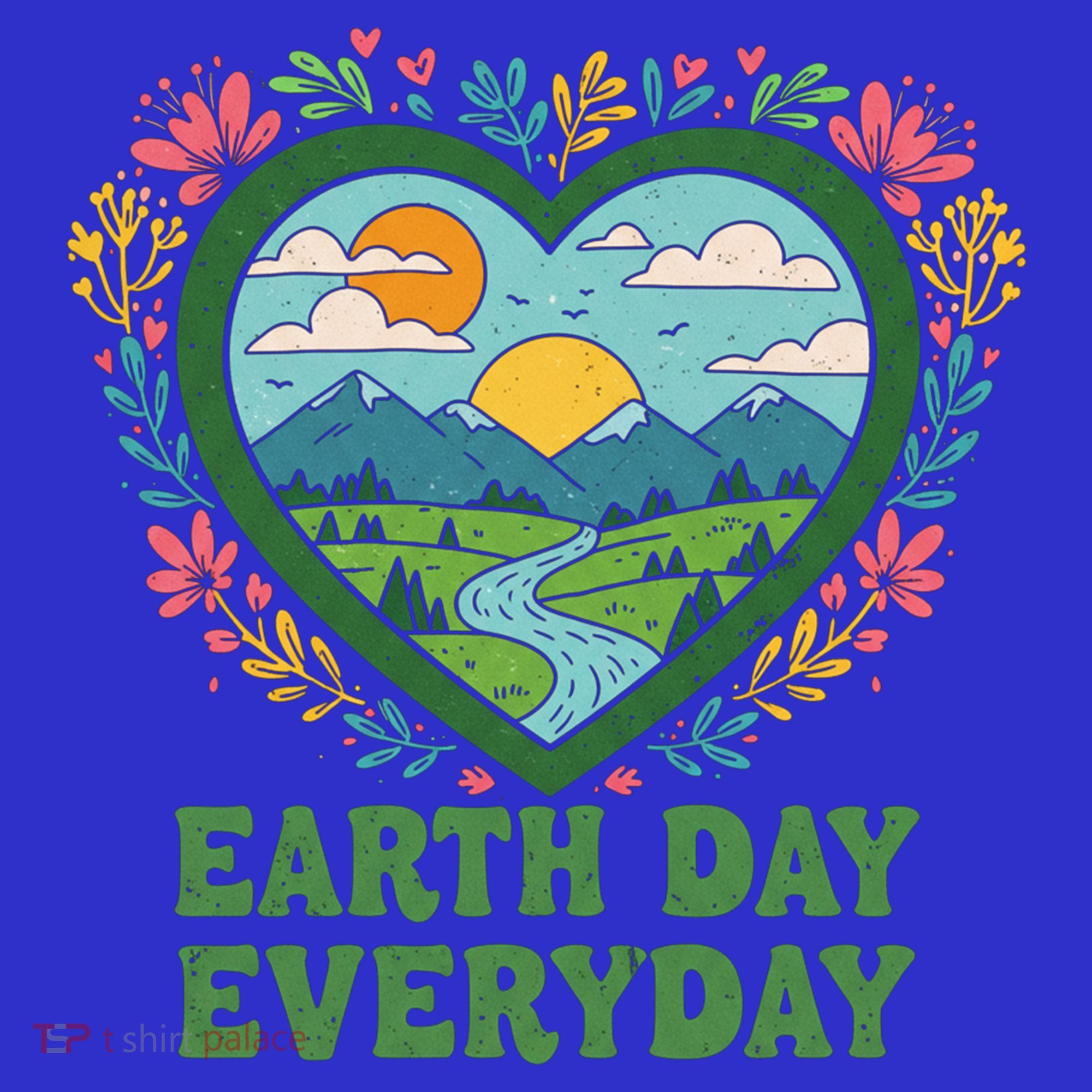 Cute Earth Day Everyday Retro Vintage Cute Gift T-Shirt