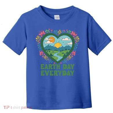 Cute Earth Day Everyday Retro Vintage Cute Gift Toddler T-Shirt