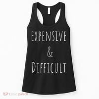 Cute Expensive & Difficult Women's Tank Top thumb 0