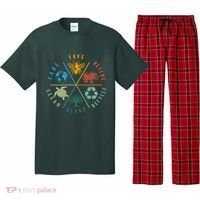 Celebrate Earth Day Save Rescue Recycle Plant Clean Care Pajama Set thumb 0