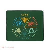Celebrate Earth Day Save Rescue Recycle Plant Clean Care Mousepad thumb 0