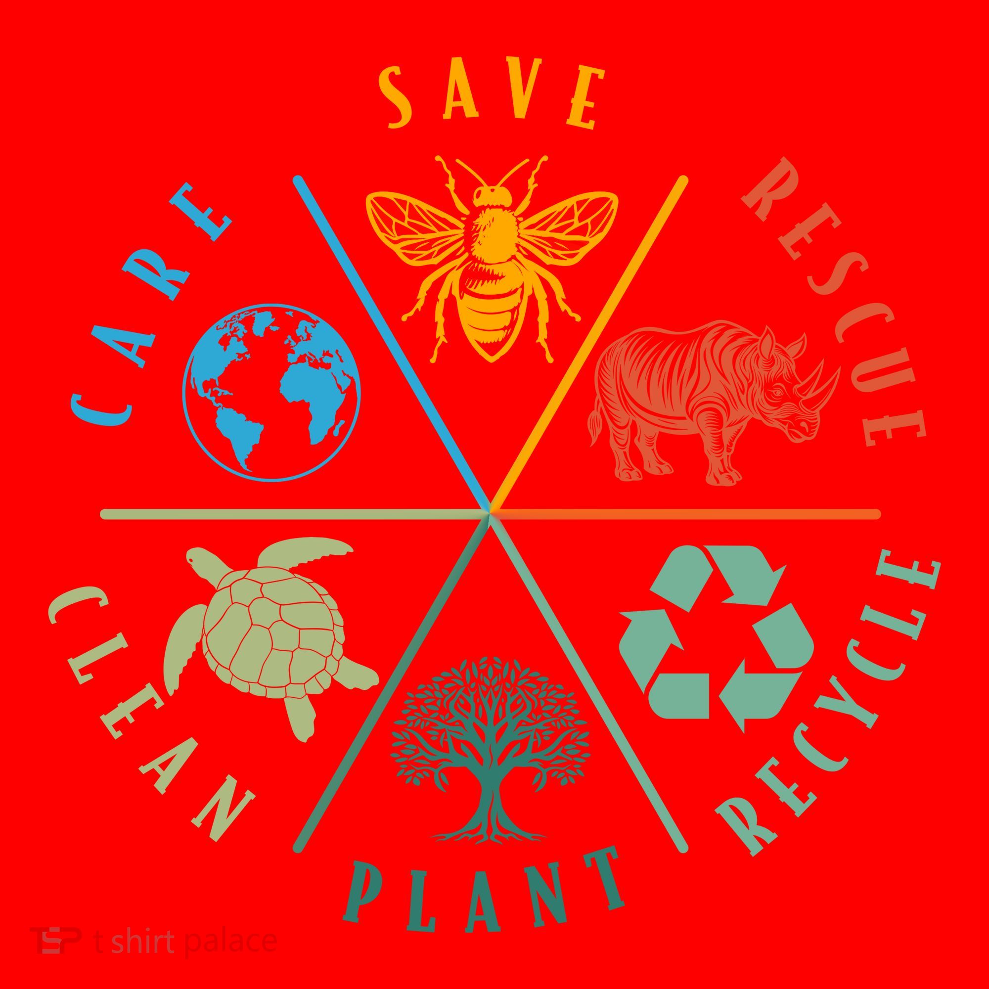 Celebrate Earth Day Save Rescue Recycle Plant Clean Care Santa Hat