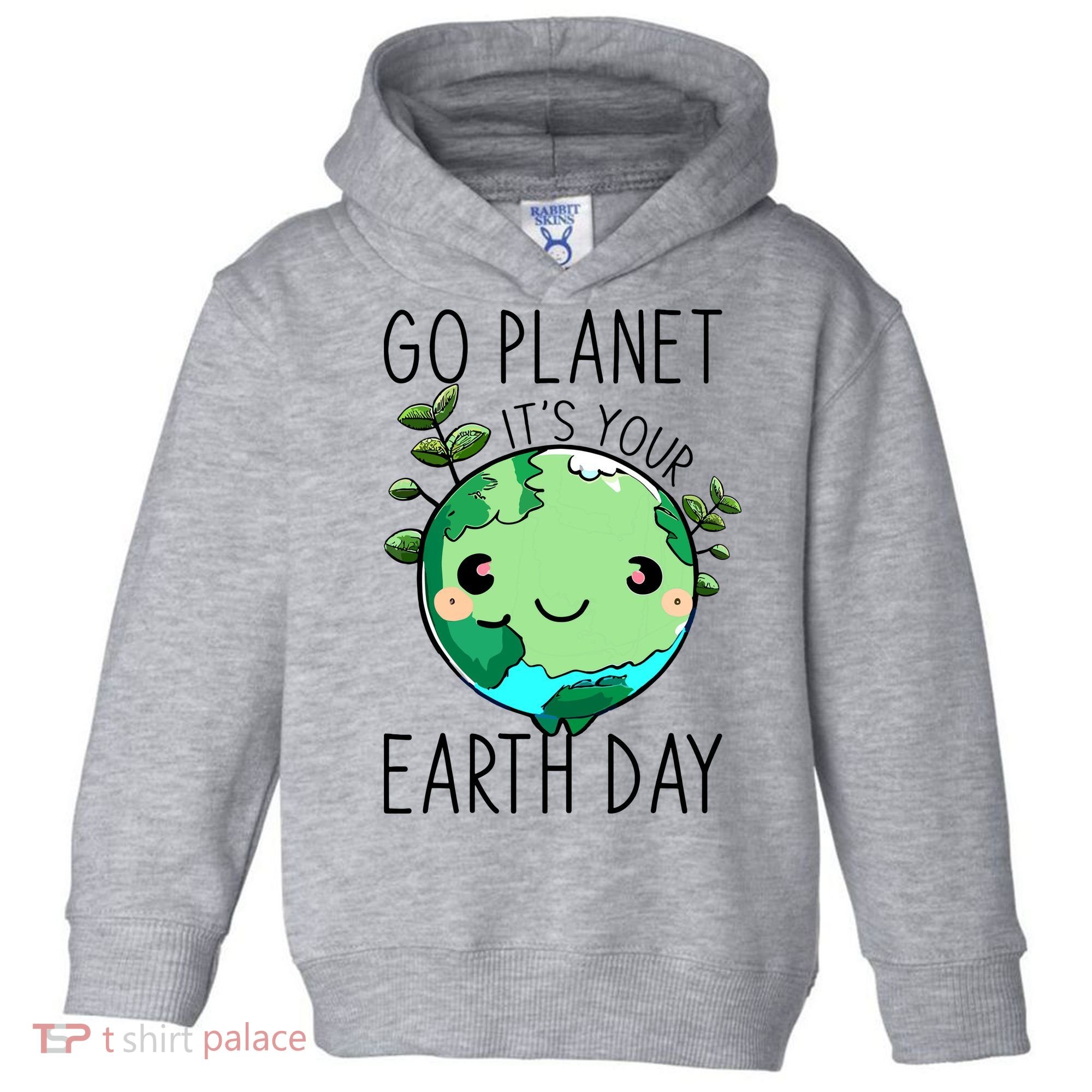 Cute Earth Day Go Planet Earth Day Toddler Hoodie