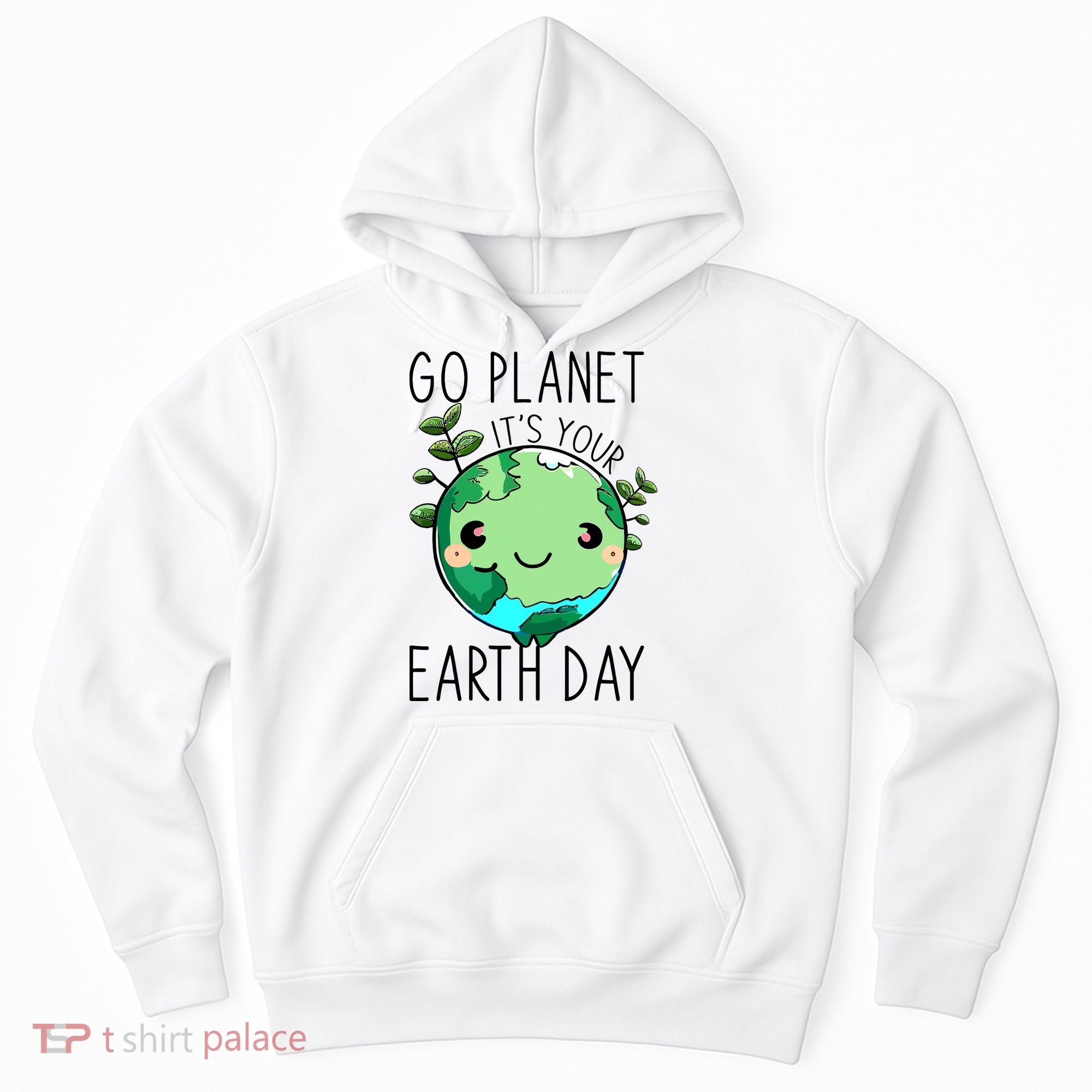 Cute Earth Day Go Planet Earth Day Hoodie