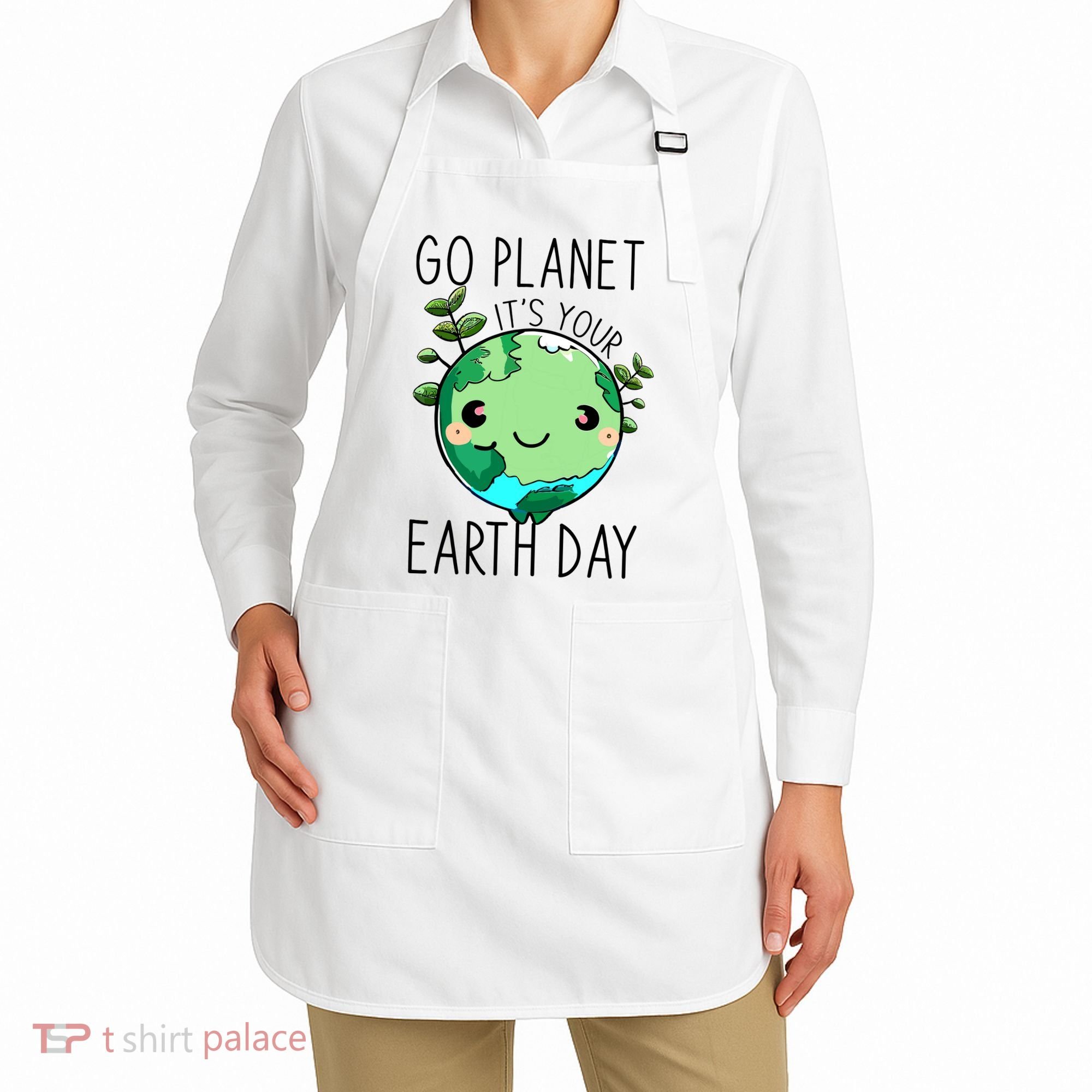 Cute Earth Day Go Planet Earth Day Apron