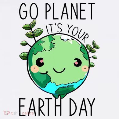 Cute Earth Day Go Planet Earth Day Button