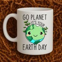 Cute Earth Day Go Planet Earth Day Coffee Mug thumb 2