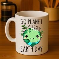 Cute Earth Day Go Planet Earth Day Coffee Mug thumb 4