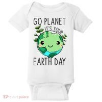 Cute Earth Day Go Planet Earth Day Baby Bodysuit thumb 0