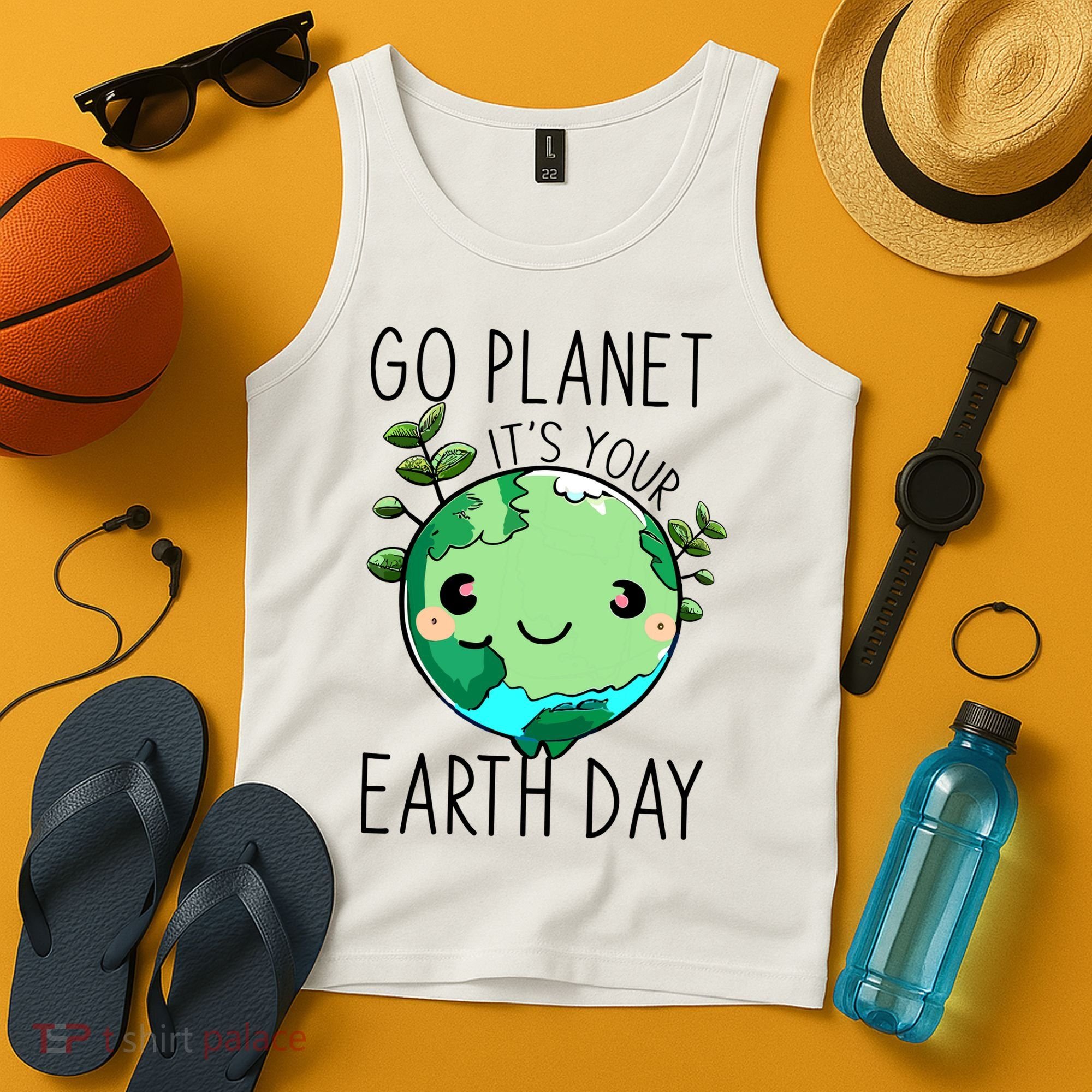 Cute Earth Day Go Planet Earth Day Tank Top