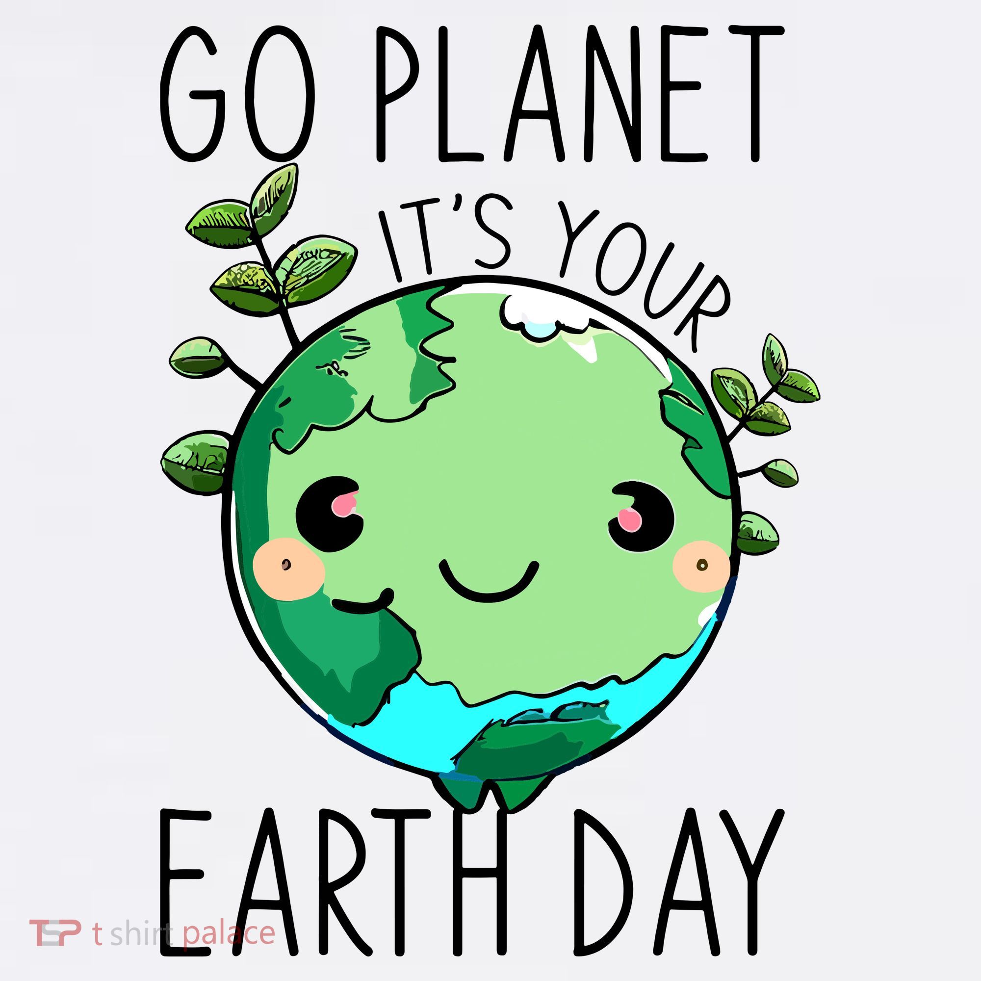 Cute Earth Day Go Planet Earth Day Golf Towel