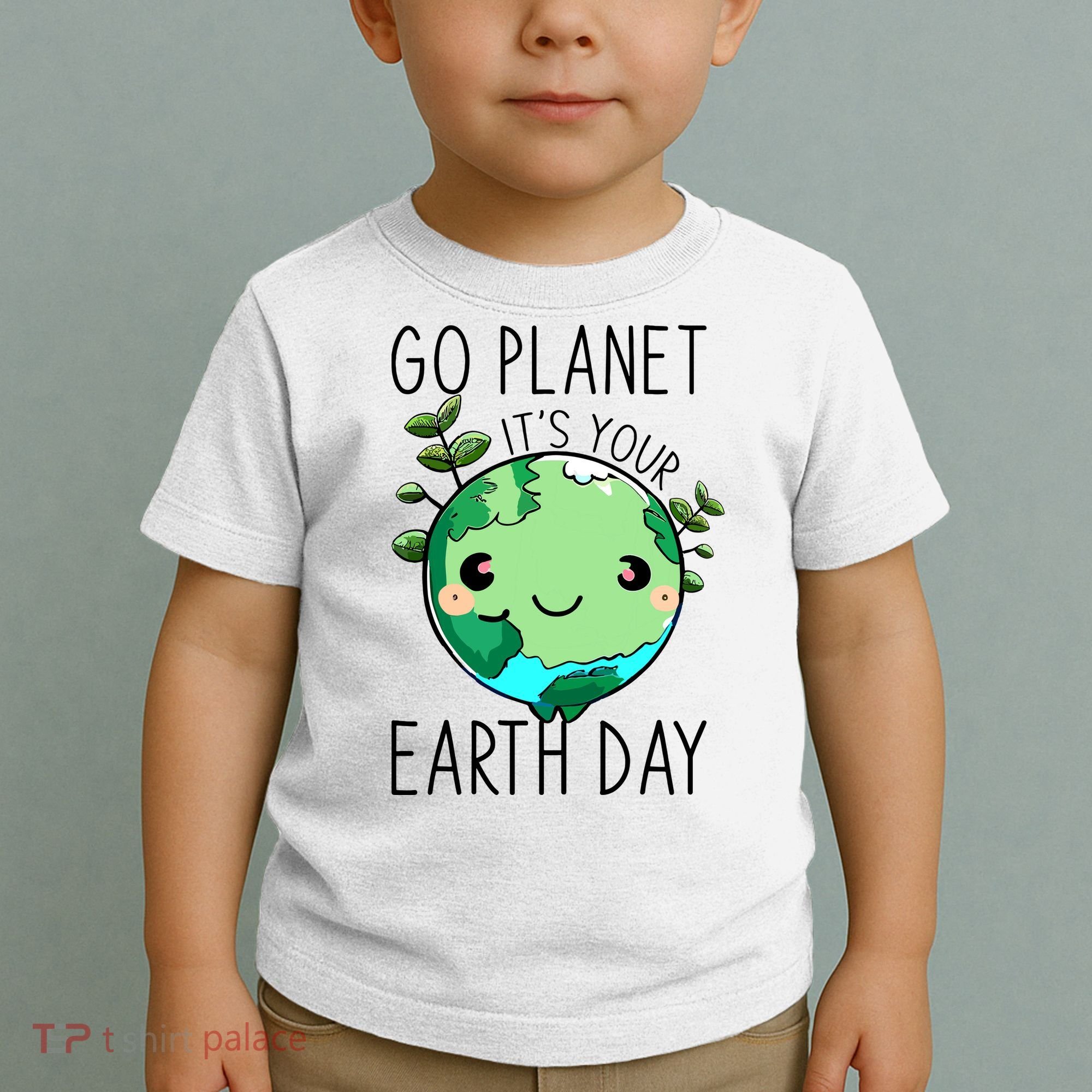 Cute Earth Day Go Planet Earth Day Toddler T-Shirt