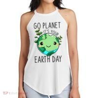 Cute Earth Day Go Planet Earth Day Women's Perfect Tri Rocker Tank thumb 2