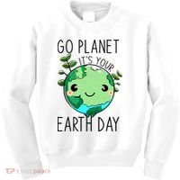 Cute Earth Day Go Planet Earth Day Kids Sweatshirt thumb 0