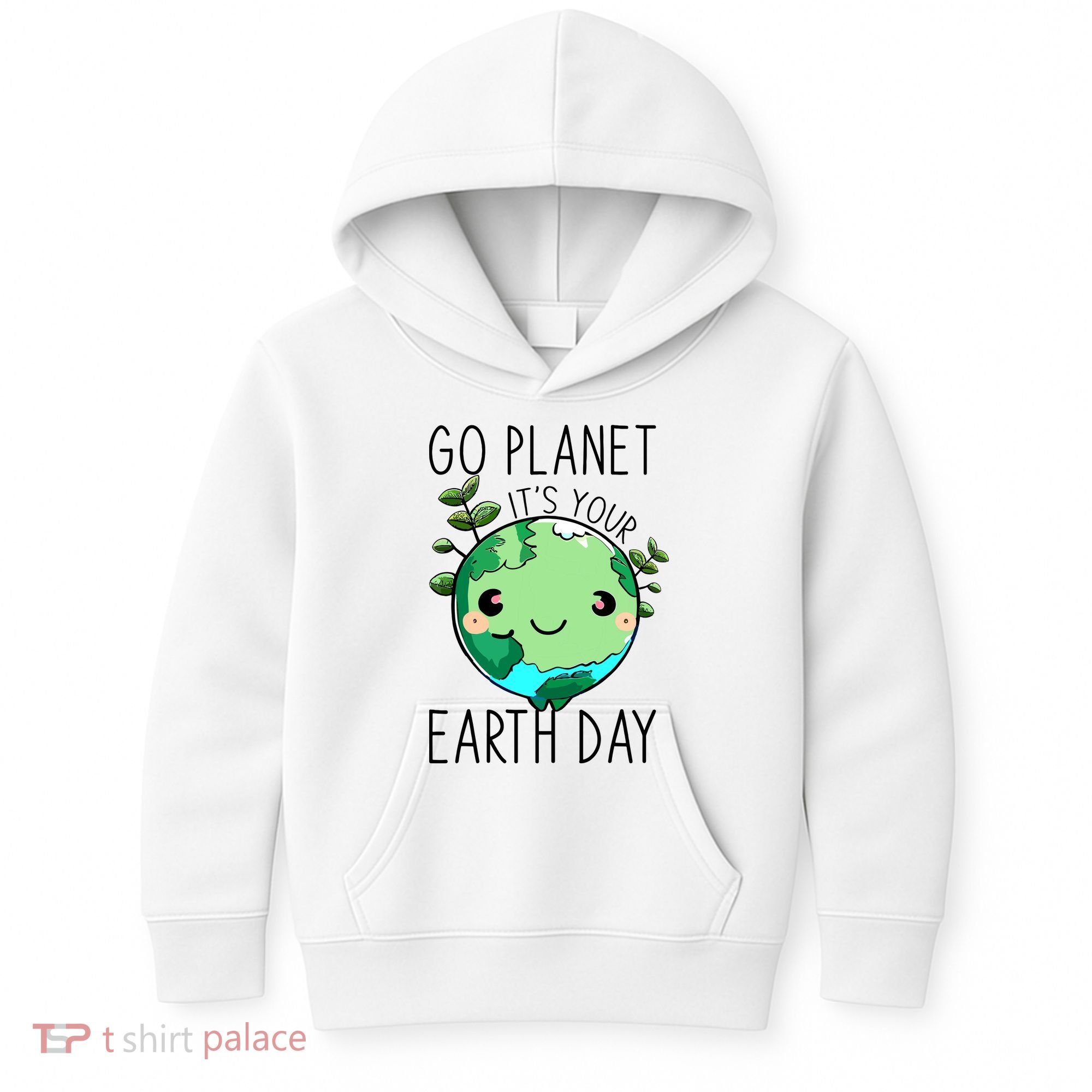 Cute Earth Day Go Planet Earth Day Kids Hoodie