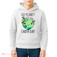Cute Earth Day Go Planet Earth Day Kids Hoodie thumb 4