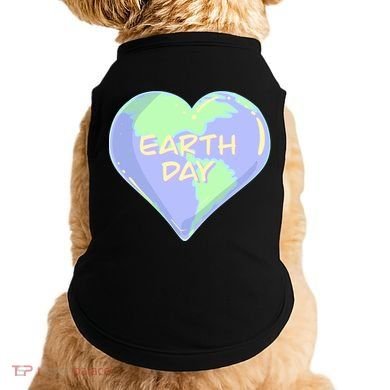 Cute Earth Day World Heart Doggie Tank