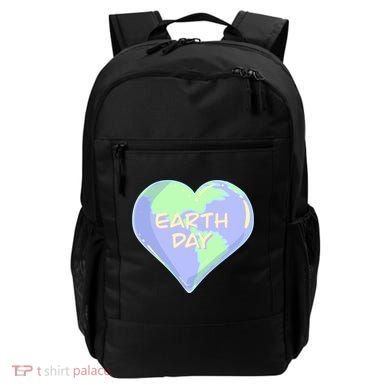 Cute Earth Day World Heart Backpack