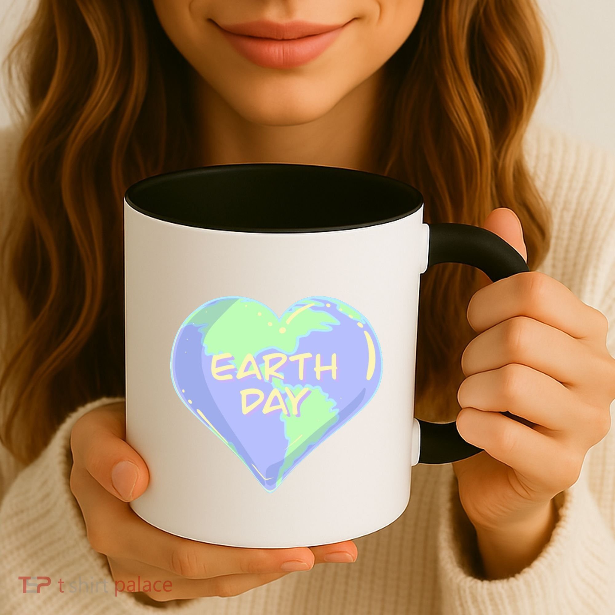 Cute Earth Day World Heart Coffee Mug
