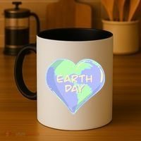 Cute Earth Day World Heart Coffee Mug thumb 4