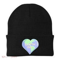 Cute Earth Day World Heart Beanie thumb 0