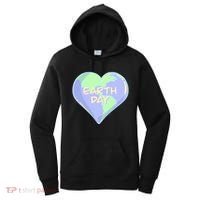 Cute Earth Day World Heart Women's Hoodie thumb 0