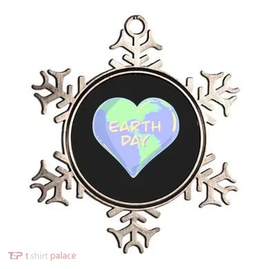 Cute Earth Day World Heart Ornament
