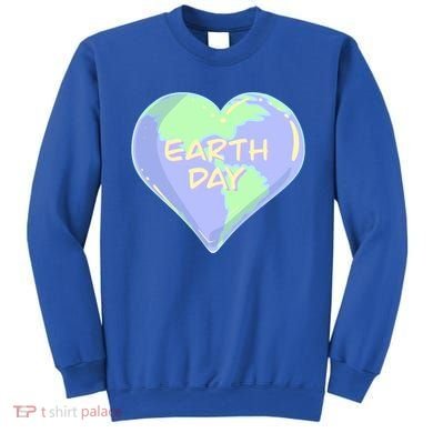Cute Earth Day World Heart Sweatshirt