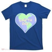 Cute Earth Day World Heart T-Shirt thumb 0