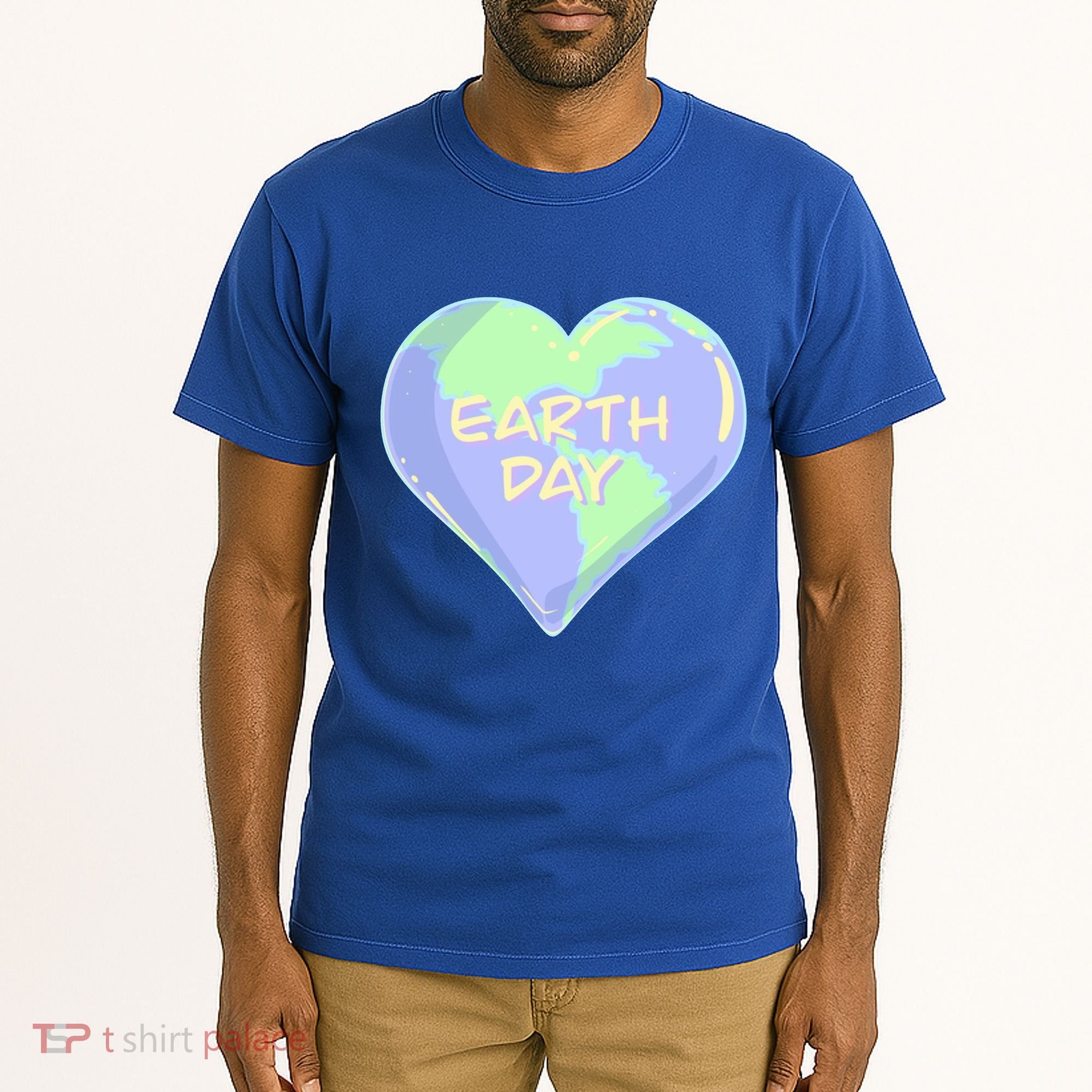 Cute Earth Day World Heart Tall T-Shirt