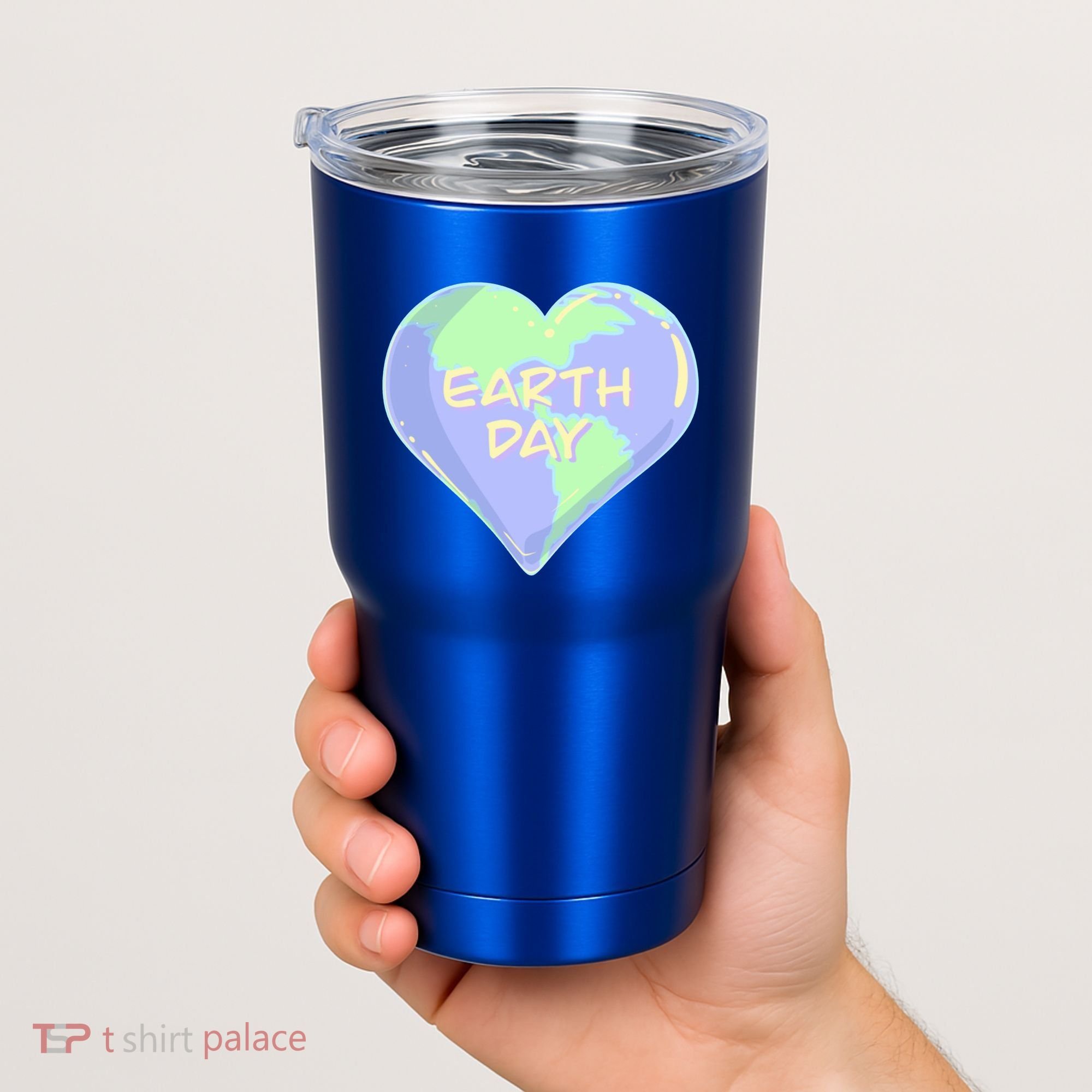 Cute Earth Day World Heart Tumbler