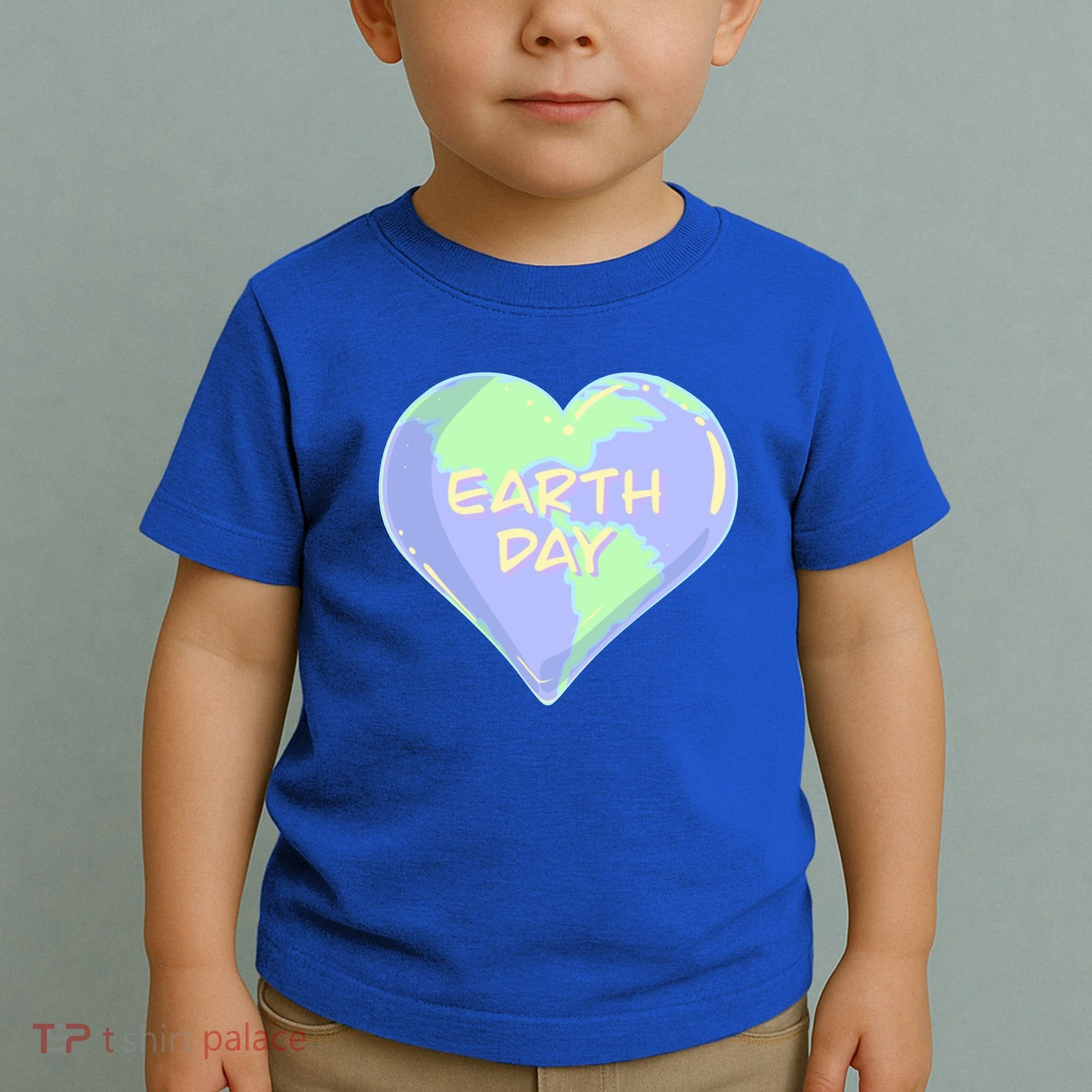 Cute Earth Day World Heart Toddler T-Shirt