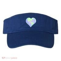 Cute Earth Day World Heart Visor thumb 0