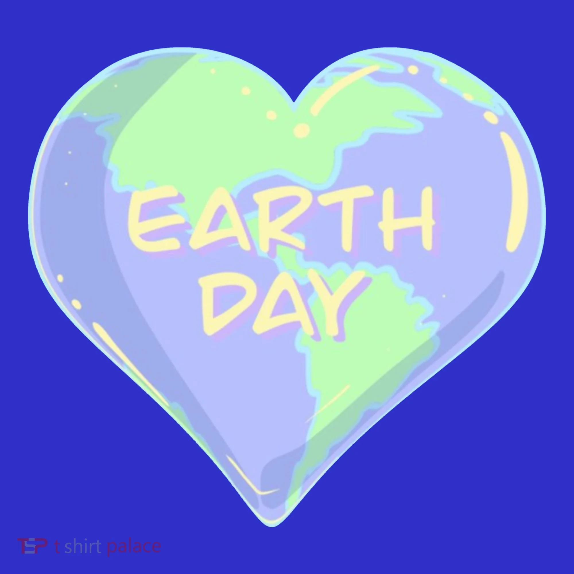 Cute Earth Day World Heart Women's T-Shirt