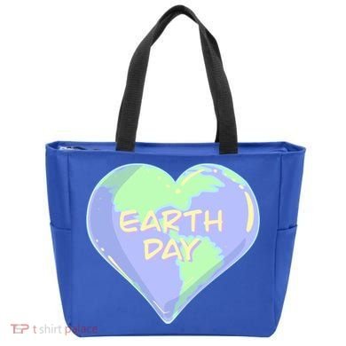 Cute Earth Day World Heart Tote Bag