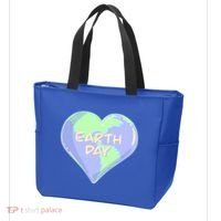 Cute Earth Day World Heart Tote Bag thumb 3